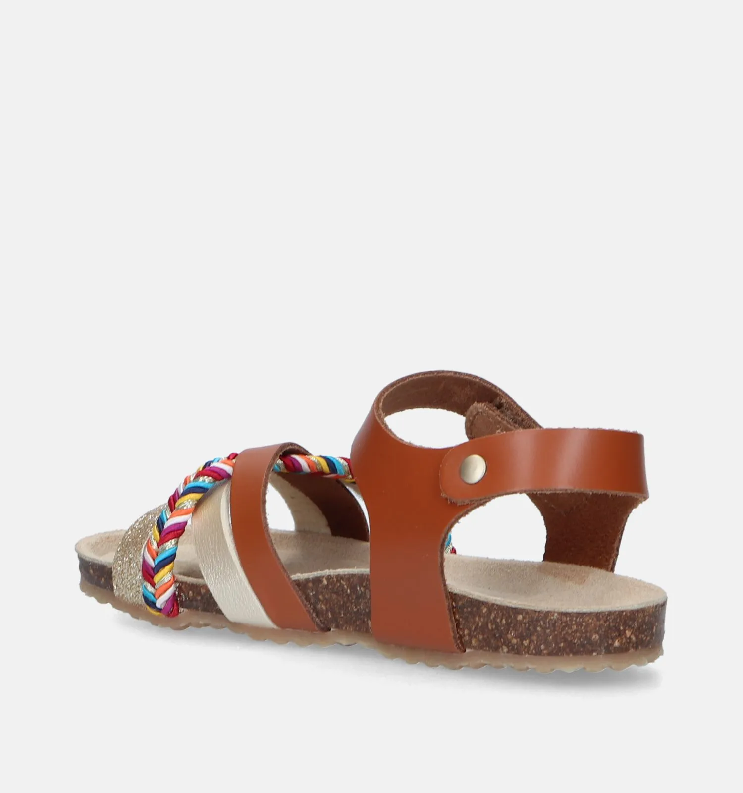 Milo & Mila Sandalen cognac